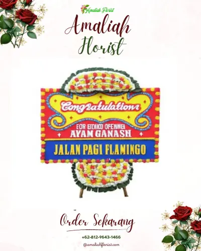 Bunga Papan Congratulation di Tanobato